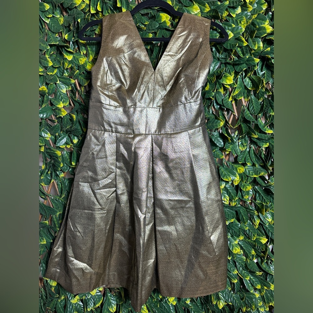 Banana Republic Metallic Mini Dress Size 12 NWT